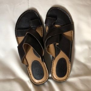Born leather sandals